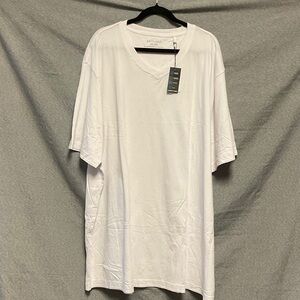 Classic White V-Neck Tee for Men